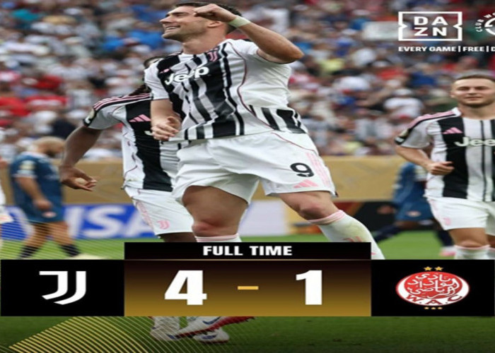 Piala Dunia Antarklub 2025: Juventus Lumat Wydad AC 4-1 Lolos ke Babak Berikutnya 