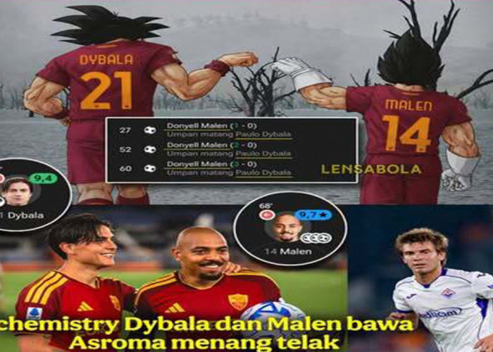 Hasil Liga Serie A 2026/2027: Roma 4-0 Fiorentina.