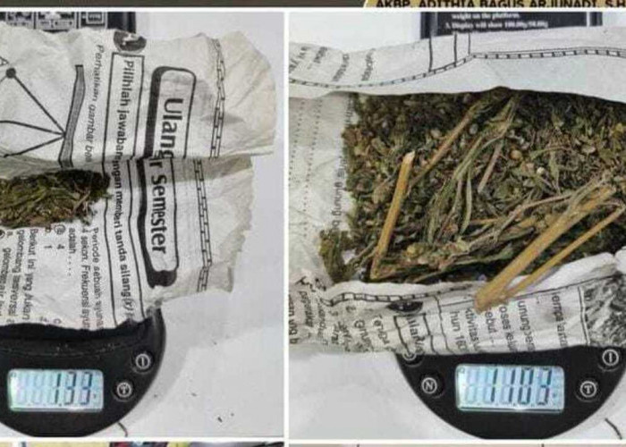 Duduk Santai Diatas Motor,  Seorang Pemuda Disergap Polisi