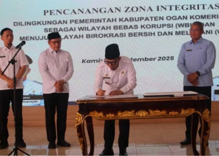 Pemkab OKU Resmi Canangkan Zona Integritas