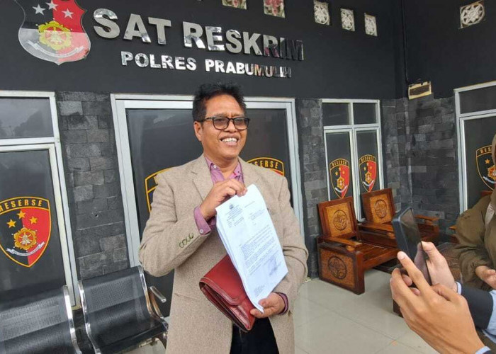 Laporlam Kasus Dugaan Pencemaran Nama Baik di TikTok, H Eddy Rianto Datangi Satreskrim Polres Prabumulih