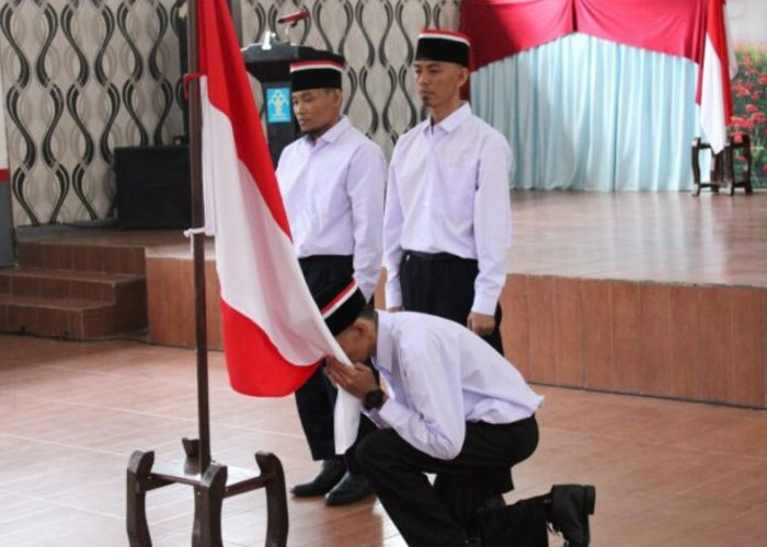  Tiga Narapidana Terorisme di Lapas Palembang Ucapkan Ikrar Setia NKRI