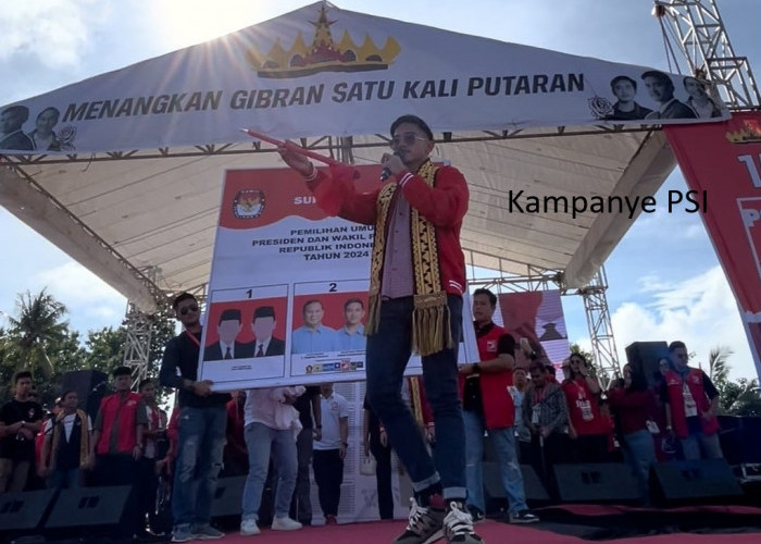Ketua Umum PSI Kaesang Ajak Warga Lampung Uwek-uwek Muka Gibran Saat Pencoblosan Pilpres 2024