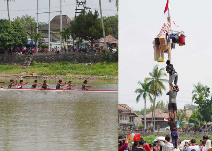 Lomba Bidar dan Permainan Tradisional Meriahkan HUT Ke-81 RI di OKI