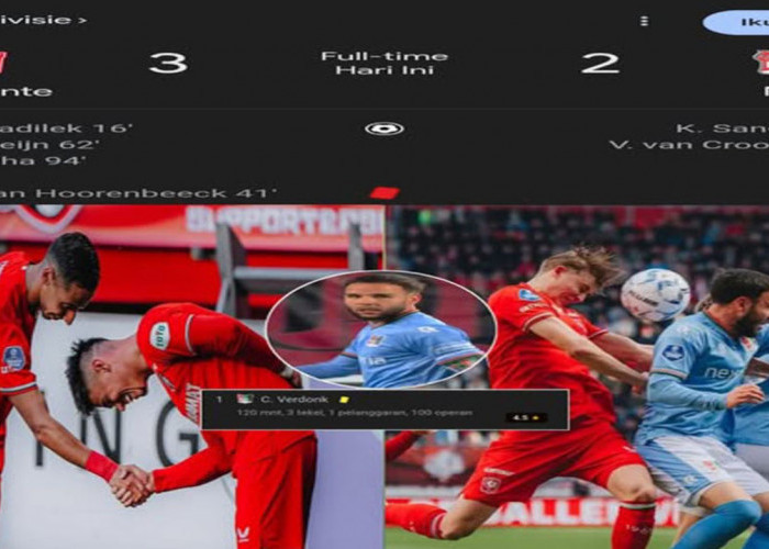 Hasil Twente vs NEC: Verdonk Gagal ke Eropa, Siap Gabung Timnas Indonesia Usai Laga Dramatis