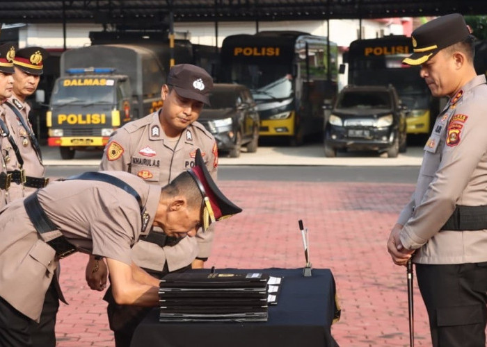 Sertijab Pejabat Polres Muba, Kapolres Tekankan Sinergi dan Pelayanan Prima untuk Masyarakat