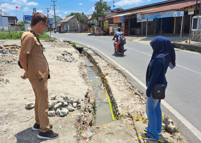 Pemkot Prabumulih Serius Tangani Masalah Banjir, Drainase Jalan Sumatera Mulai Direhabilitasi