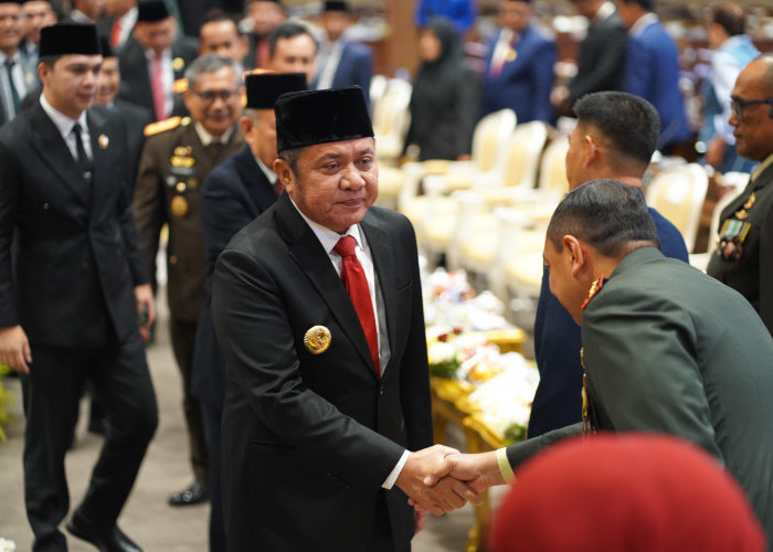 Gubernur Herman Deru dan Wagub Cik Ujang Khidmat Ikuti Pidato Kenegaraan Perdana Presiden Prabowo