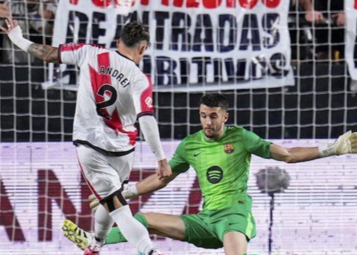Barcelona Ditahan Rayo Vallecano 1-1