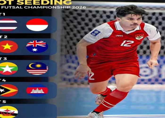 Pot Resmi ASEAN Futsal Championship 2026 Dirilis, Indonesia dan Thailand Jadi Unggulan.