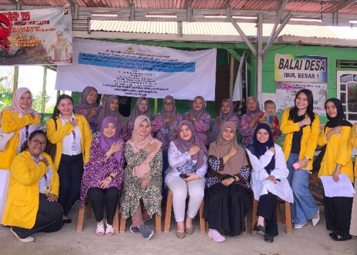 FKM Unsri Ajak Warga Desa Ibul Besar Cegah Stunting Lewat Pangan Beragam dan Bergizi