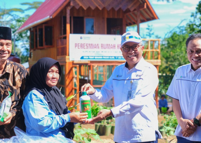 Dukung Pengembangan Kopi Lokal, Pusri Resmikan Rumah Kompos di Desa Tebat Benawa 