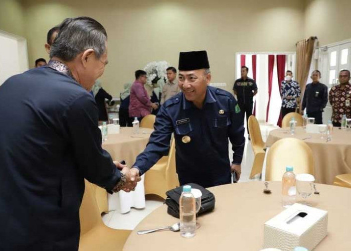 Diskusi Sambil Coffee Morning ala Pj Bupati Apriyadi dengan Waka PT Agama Palembang