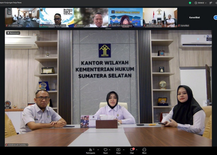 Kemenkum Sumsel Matangkan Persiapan Kunres Komisi XIII DPR RI 
