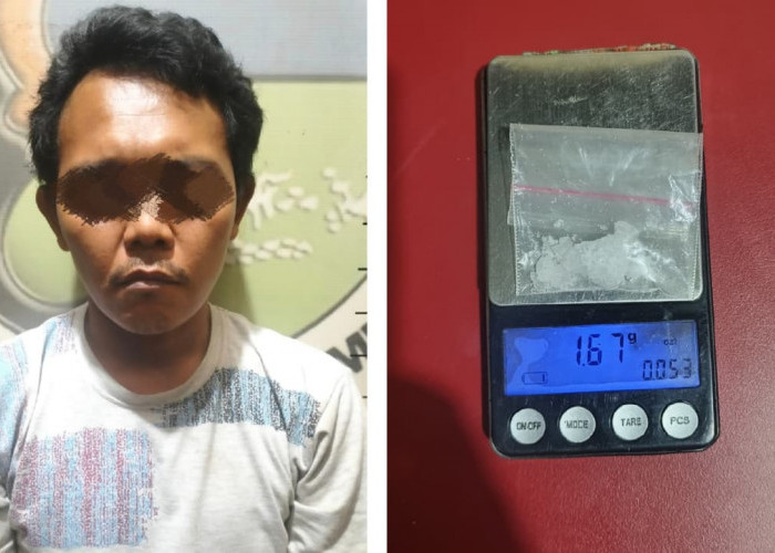 Satresnarkoba Polres Prabumulih Ungkap Kasus Sabu, Seorang Pria Ditangkap di Arimbi Jaya