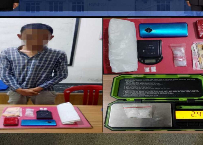 Satresnarkoba Polres OKI Ringkus Pengedar Sabu di Desa Muara Batun Jejawi