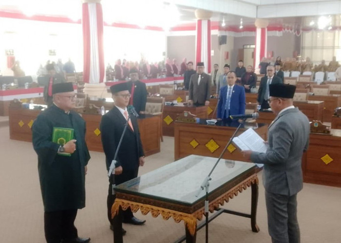 Donal Apri Resmi Dilantik Jadi Anggota DPRD Ogan Ilir PAW PKS Gantikan Almarhum M Sayuti
