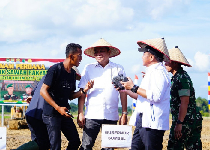 Program Nasional Cetak Sawah Dorong Kemandirian Pangan, Muba Dapat Amanah 6.100 Hektare