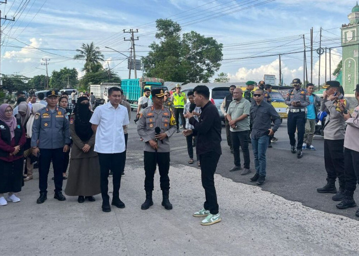 Bupati dan Kapolres Ogan Ilir Tinjau Pospam dan Posyan Operasi Ketupat 2026