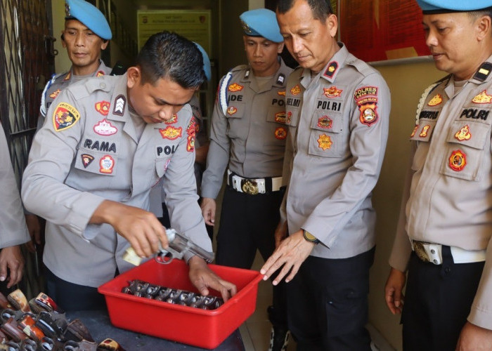 Ada apa, Senpi Anggota di Polres Ogan Ilir Dilakukan Penertiban, Ternyata Karena Hal Ini