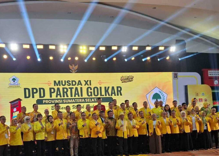 Bahlil Lahadalia Buka Musda XI Golkar Sumsel, Tekankan Konsolidasi Partai hingga Tingkat Desa