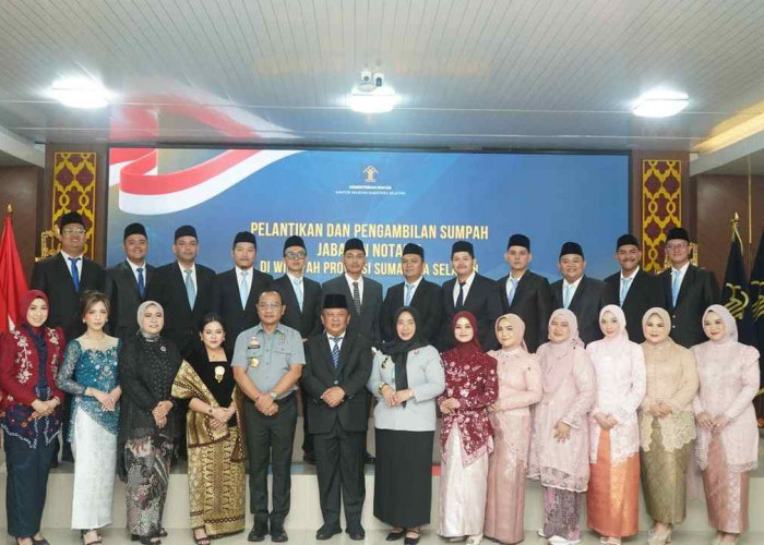 Kakanwil Kemenkum Sumsel Lantik Notaris Baru, Tekankan Integritas dan Kepatuhan Hukum