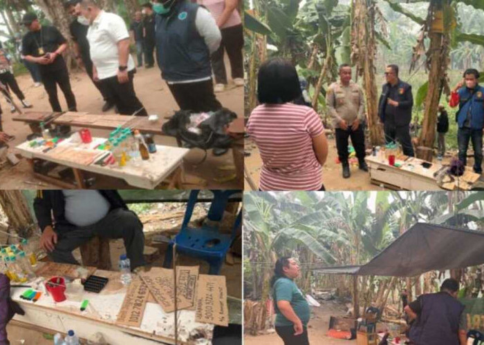 Polda Sumsel dan Polres Ogan Ilir Gerebek Lokasi Diduga Penyalahgunaan Narkoba di Sekonjing