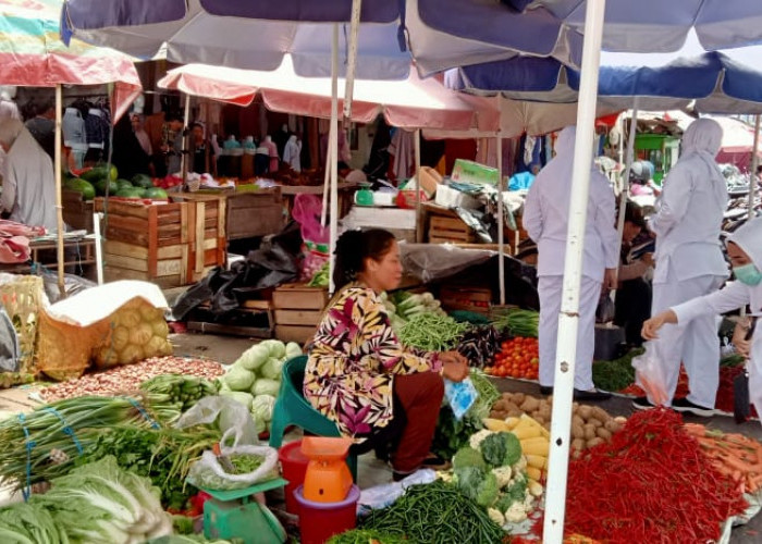 Menjelang Lebaran, Harga Komoditi  Sayuran di Lubuklinggau Merangkak Naik