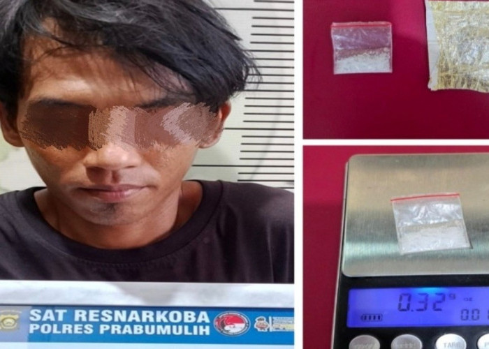 Buang Sabu Saat Digerebek, Warga Prabumulih Selatan Tak Berkutik Diringkus Polisi
