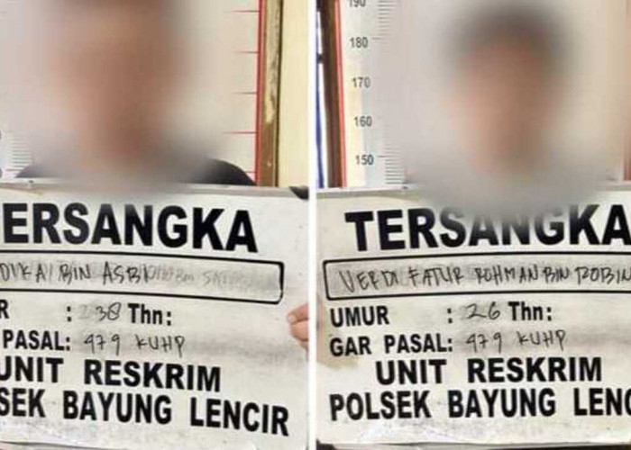 Hendak Kondangan Wanita Warga Bayung Lencir Dijambret, Dua Pelaku Berhasil Diringkus