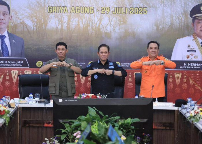 Kolaborasi Tangguh Hadapi Karhutla, Wagub Cik Ujang Ajak Semua Pihak Bersatu