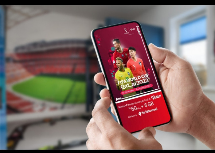 Mau Nonton 64 Pertandingan World Cup, Telkomsel-Vidio Suguhkan Paket Berlangganan