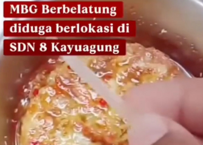Woow! Menu MBG untuk Para Siswa SDN 8 Kayuagung OKI Terdapat Belatung 