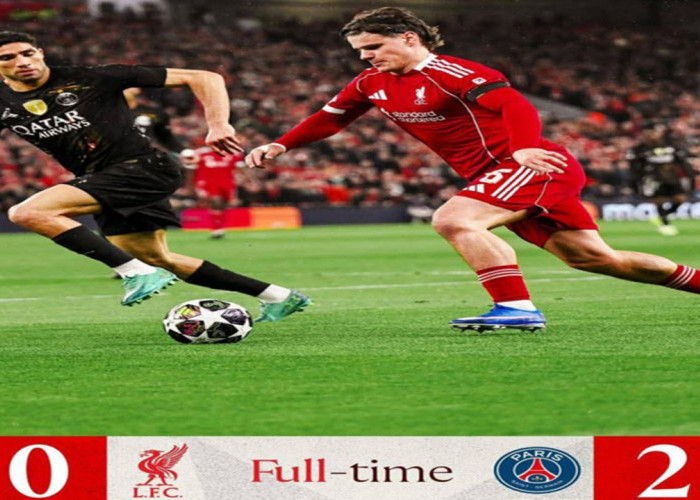 Hasil Perempat Final Liga Champions: PSG Hancurkan Liverpool 4-0! 