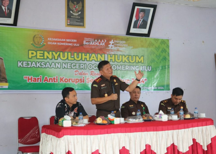 Kejari OKU Berikan Penyuluhan Hukum di Kecamatan Baturaja Barat