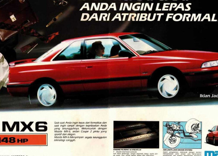 Mazda MX-6 1989: Coupe Sport Jepang yang Nyaris Terlupakan, Kini Diburu Kolektor. 