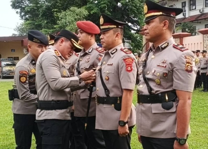 Tiga Perwira Polres Muara Enim Dimutasi