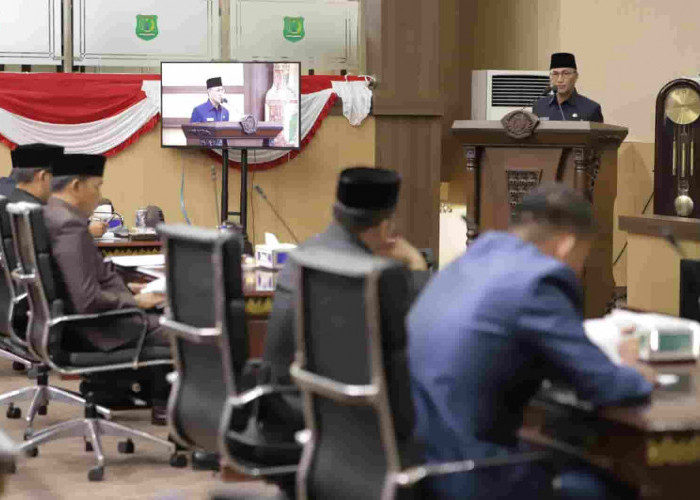 Paripurna DPRD Muba, Pj Bupati Sampaikan Rancangan KUPA dan PPAS-P RAPBD Perubahan TA 2022