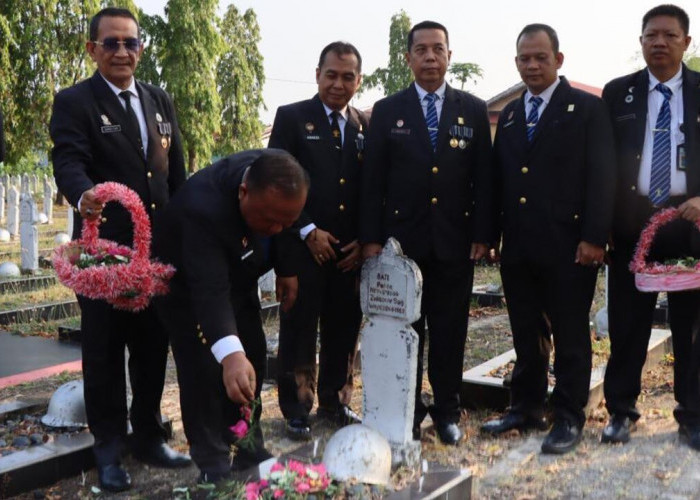 Kemenkum Sumsel Gelar Ziarah dan Tabur Bunga Jelang Hari Pengayoman ke-81