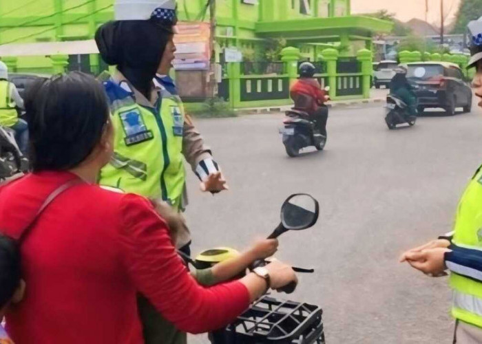 Polres OKU Larang Penggunaan Sepeda Listrik di Jalan Raya