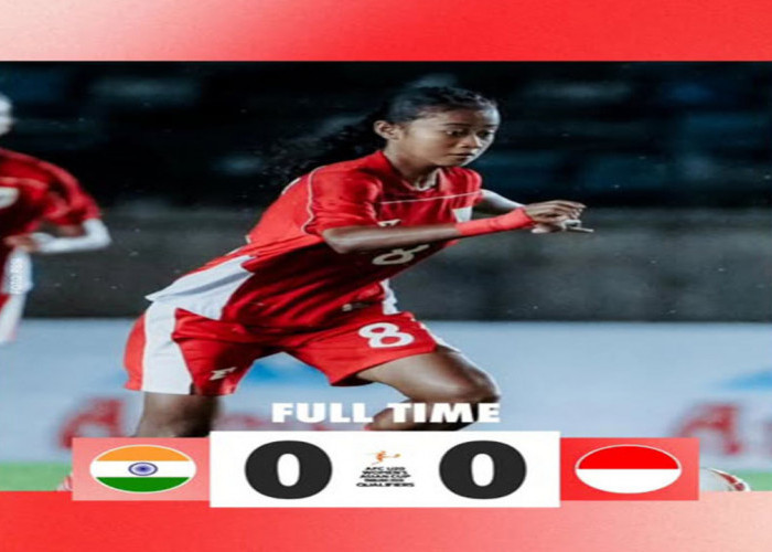 Timnas Putri Indonesia U-20 Tahan Imbang India
