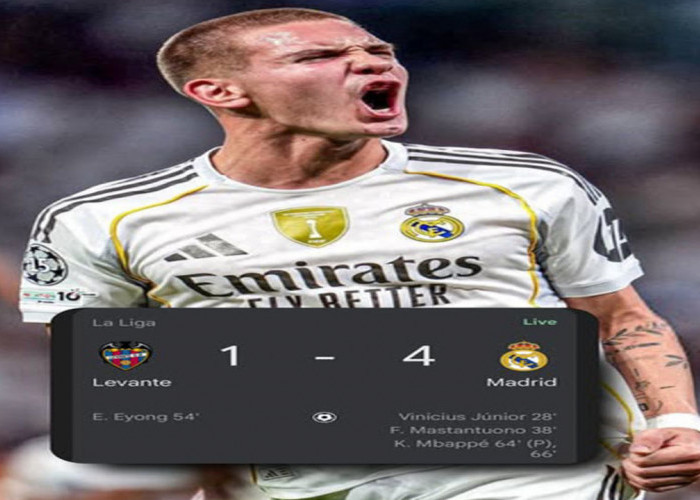 Real Madrid Kokoh di Puncak, Bungkam Levante 4-1