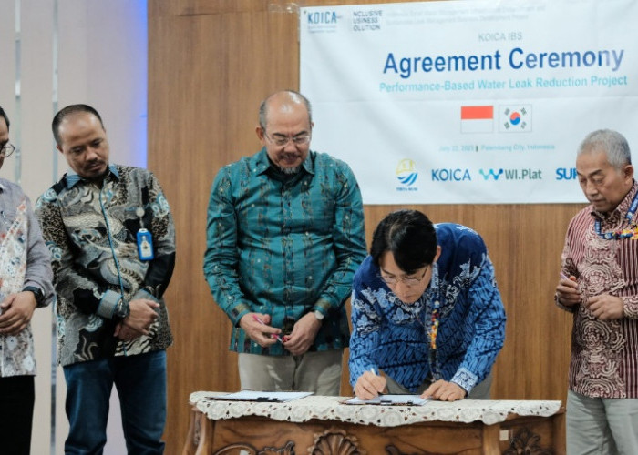 Tingkatkan Efisiensi Air Bersih, Tirta Musi Gandeng Teknologi Canggih Korea Selatan