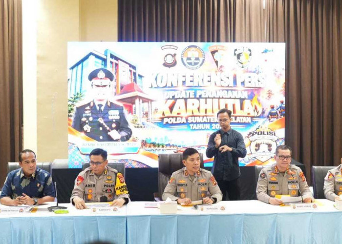 Polda Sumsel Tangani 62 Kasus Karhutla, 52 Orang Jadi Tersangka dan 811 Hektare Lahan Korporasi Disegel