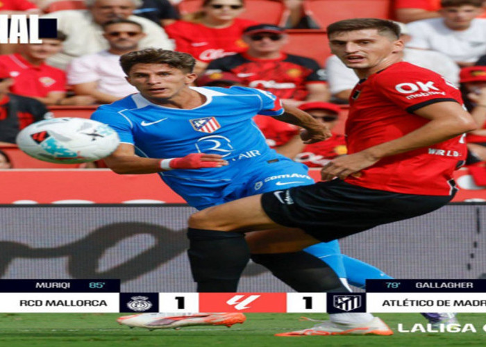 Hasil La Liga: Atletico Madrid Ditahan Mallorca 1-1