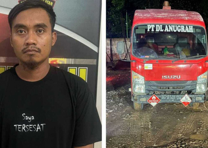 Oplos Pertamax dengan Minyak Olahan, Sopir Mobil Tangki Asal Lahat Ditangkap Unit Pidsus Polres Prabumulih