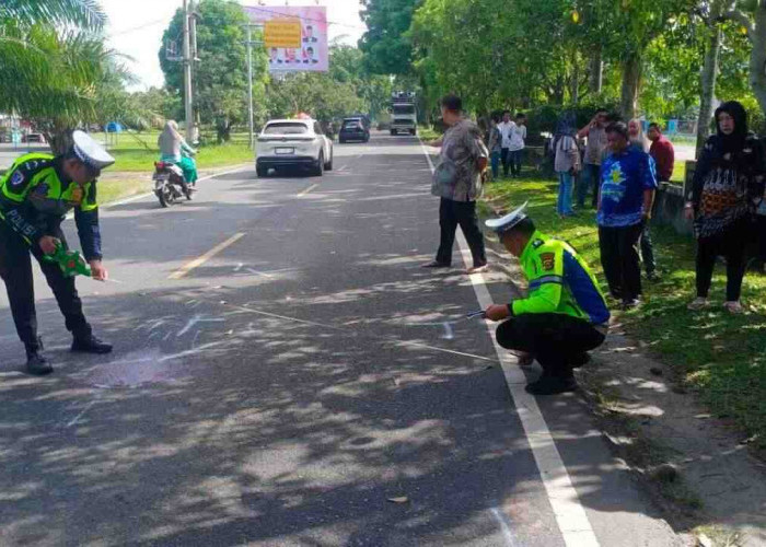 Laka Beruntun di Depan Kantor DPRD OKI, Pelajar SMK Meninggal Dunia