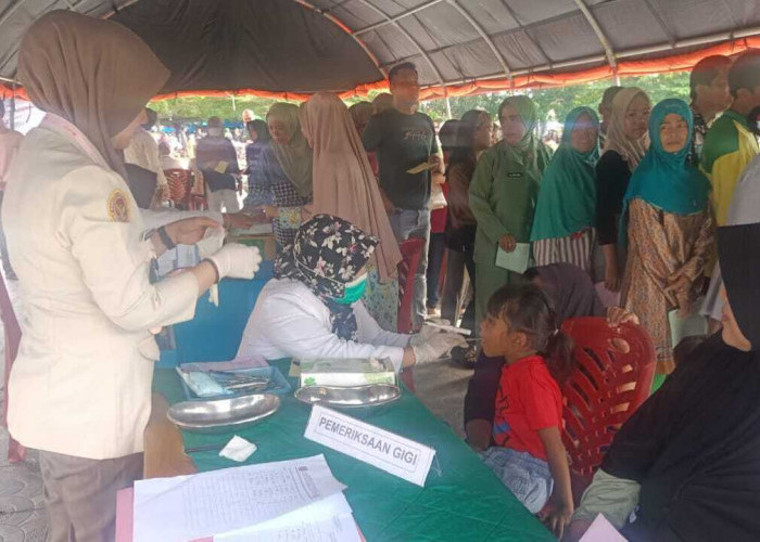 Kodim 0403 OKU Gelar Pemeriksaan Kesehatan Gratis