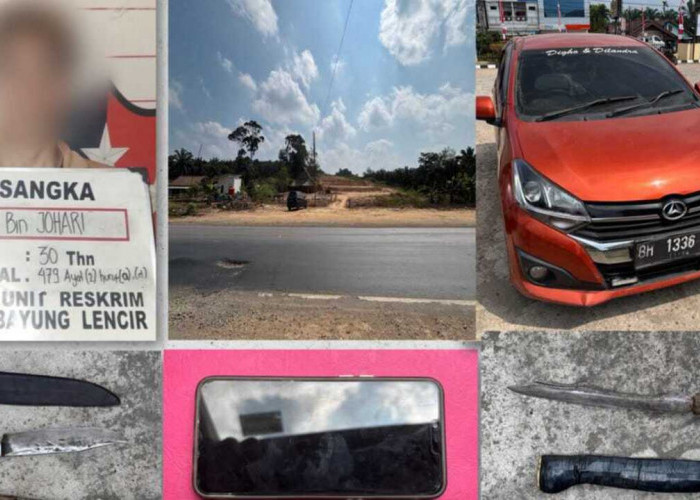 Tak Berkutik! Pelaku Curas Bersenjata Parang Diciduk Tim Tekab 204 Bayung Lencir