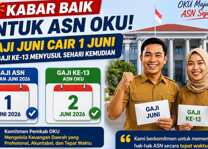 Awal Bulan Ini Gaji Ke-13 ASN OKU Mulai Dicairkan